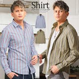 長袖シャツ メンズ ストライプ | LUXSTYLE | 詳細画像1