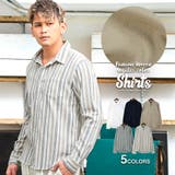 長袖シャツ メンズ パナマ織り | LUXSTYLE | 詳細画像1