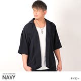 ネイビー | セットアップ メンズ 半袖シャツ | LUXSTYLE