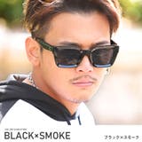 ブラック×スモーク | サングラス メンズ スクエア | LUXSTYLE