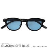 ブラック×ライトブルー | サングラス メンズ グラサン | LUXSTYLE