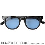 ブラック×ライトブルー | サングラス メンズ ボスリントン | LUXSTYLE