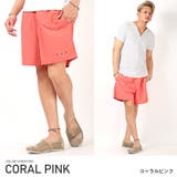 コーラルピンク | ショートパンツ メンズ ナイロンパンツ | LUXSTYLE