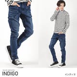 インディゴ | デニム スキニーパンツ メンズ | LUXSTYLE