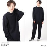 ネイビー | ロンT メンズ 長袖Tシャツ | LUXSTYLE