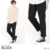 ブラック | テーパードパンツ メンズ アンクルパンツ | LUXSTYLE