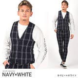 ネイビー×ホワイト | ジレ ベスト ジレベスト | LUXSTYLE