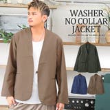 テーラードジャケット メンズ ノーカラー | LUXSTYLE | 詳細画像1