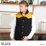 ブラック | 中綿ベスト メンズ ベスト | LUXSTYLE