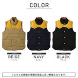 中綿ベスト メンズ ベスト | LUXSTYLE | 詳細画像2