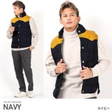 ネイビー | 中綿ベスト メンズ ベスト | LUXSTYLE