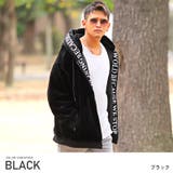 ブラック | パーカー メンズ フェイクファー | LUXSTYLE