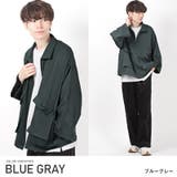 ブルーグレー | ブルゾン メンズ ジャケット | LUXSTYLE
