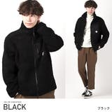 ブラック | ブルゾン メンズ ボア | LUXSTYLE