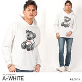 Aホワイト | パーカー メンズ スウェット | LUXSTYLE