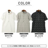 ポロシャツ メンズ モザイクジャガード | LUXSTYLE | 詳細画像2 