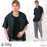 B | 半袖シャツ メンズ オープンカラー | LUXSTYLE