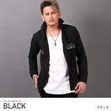 ブラック | 長袖シャツ メンズ ラインストーン | LUXSTYLE