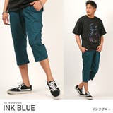 インクブルー | チノパン メンズ クロップドパンツ | LUXSTYLE