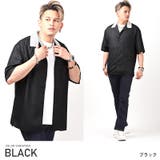 ブラック | オープンカラーシャツ メンズ 半袖 | LUXSTYLE