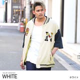 ホワイト | スタジャン メンズ 半袖 | LUXSTYLE