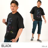 ブラック | Tシャツ メンズ エンボス | LUXSTYLE
