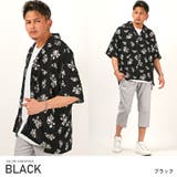 ブラック | 半袖シャツ メンズ オープンカラー | LUXSTYLE