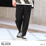 ブラック | テーパードパンツ メンズ ワイドパンツ | LUXSTYLE