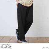 ブラック | ボトムス アンクル丈 テーパード | LUXSTYLE