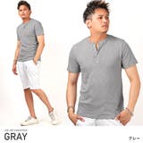 グレー | Tシャツ メンズ 半袖 | LUXSTYLE