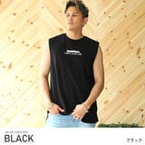 ブラック | ノースリーブ Tシャツ メンズ | LUXSTYLE