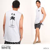 ホワイト | ノースリーブ Tシャツ メンズ | LUXSTYLE