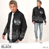 ブラック | 長袖シャツ メンズ グラフィック | LUXSTYLE