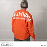 オレンジ | ロンT メンズ 長袖Tシャツ | LUXSTYLE