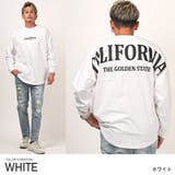 ホワイト | ロンT メンズ 長袖Tシャツ | LUXSTYLE