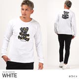 ホワイト | ロンT メンズ 長袖Tシャツ | LUXSTYLE