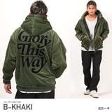 Bカーキ | ファージャケット メンズ ブルゾン | LUXSTYLE