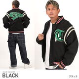 ブラック | スタジャン メンズ メルトン | LUXSTYLE