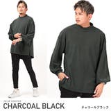 チャコールブラック | ロンT メンズ 長袖Tシャツ | LUXSTYLE
