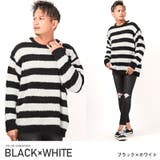 ブラック×ホワイト | ニット メンズ セーター | LUXSTYLE