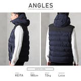 中綿ベスト メンズ ダウン混 | LUXSTYLE | 詳細画像7