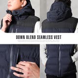 中綿ベスト メンズ ダウン混 | LUXSTYLE | 詳細画像6