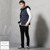 中綿ベスト メンズ ダウン混 | LUXSTYLE | 詳細画像5