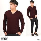 ワイン | ニット メンズ セーター | LUXSTYLE