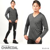 チャコール | インナー 長袖 メンズ | LUXSTYLE