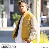 マスタード | スタジャン メンズ ブルゾン | LUXSTYLE