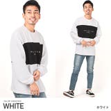 ホワイト | ロンT メンズ ビッグシルエット | LUXSTYLE