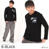 Bブラック | ロンT メンズ 長袖Tシャツ | LUXSTYLE