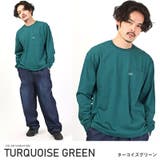 ターコイズグリーン | ロンT メンズ 長袖Tシャツ | LUXSTYLE