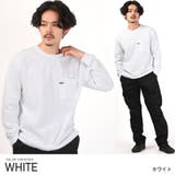 ホワイト | ロンT メンズ 長袖Tシャツ | LUXSTYLE